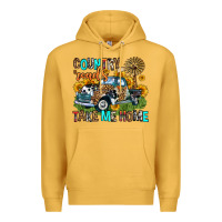 Mustard country roads take me home Premium Hoodie - Zillion Design Studio