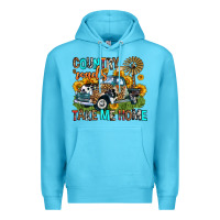 Ocean Blue country roads take me home Premium Hoodie - Zillion Design Studio