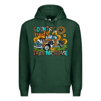 Sports Green country roads take me home Premium Hoodie - Zillion Design Studio