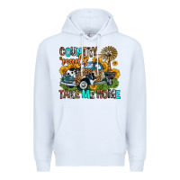 White country roads take me home Premium Hoodie - Zillion Design Studio