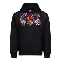 Black usa with gnome billie wilder Urban Hoodie - texasbilliewilder