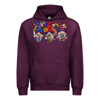 Mauve Wine usa with gnome billie wilder Urban Hoodie - texasbilliewilder
