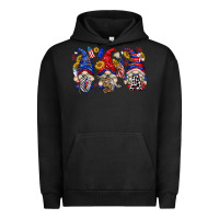 Pigment Black usa with gnome billie wilder Urban Hoodie - texasbilliewilder