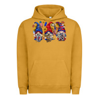 Pigment Peanut Butter usa with gnome billie wilder Urban Hoodie - texasbilliewilder