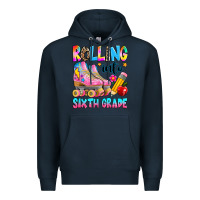 Navy rolling into sixth grade Premium Hoodie - texasbilliewilder