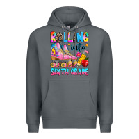 Rock rolling into sixth grade Premium Hoodie - texasbilliewilder