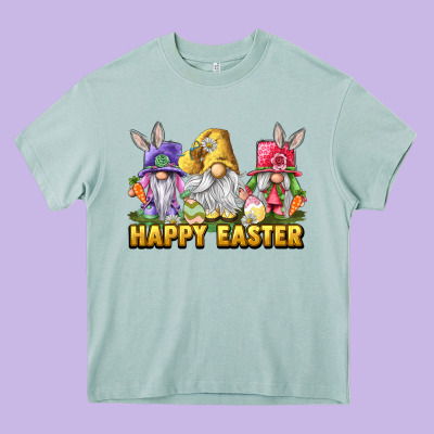 Happy Easter Gnomies Heavy Core Tee Designed By Chombo