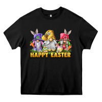 Black happy easter gnomies Heavy Core Tee - chombo