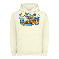 Corgi Coffee Cups Urban Hoodie | Teevron