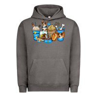 Pigment Tornado corgi coffee cups Urban Hoodie - Zillion Design Studio