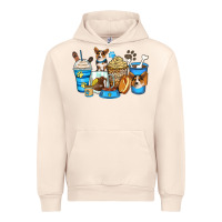 Sandshell corgi coffee cups Urban Hoodie - Zillion Design Studio