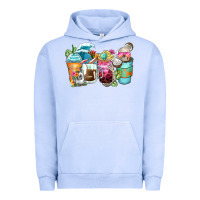 Pigment Grape Ice skeleton summer coffee cups Urban Hoodie - Zillion Design Studio