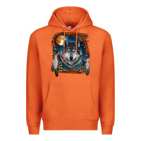 Carrot wolf and feathers Premium Hoodie - RanaPortraitStore
