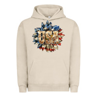 Pigment French Oak usa sunflower billie wilder Urban Hoodie - texasbilliewilder