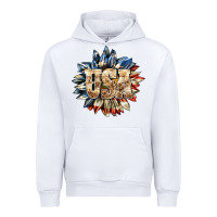 White usa sunflower billie wilder Urban Hoodie - texasbilliewilder