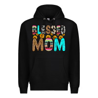 Black blessed mom Premium Hoodie - Zillion Design Studio