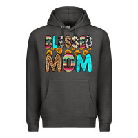 Charcoal Heather blessed mom Premium Hoodie - Zillion Design Studio