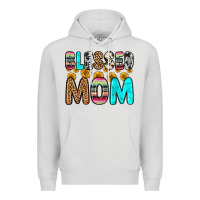 Dove Grey blessed mom Premium Hoodie - Zillion Design Studio