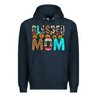 Navy blessed mom Premium Hoodie - Zillion Design Studio