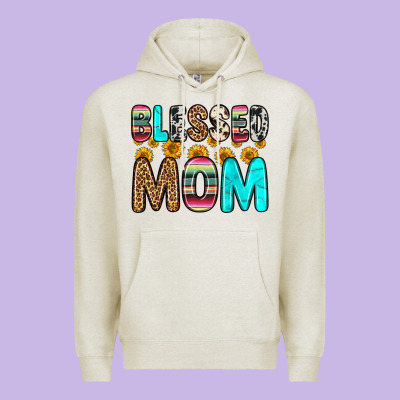 Blessed Mom Premium Hoodie Designed By Zillion Design Studio