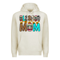Oatmeal Heather blessed mom Premium Hoodie - Zillion Design Studio