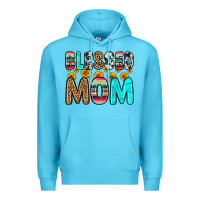 Ocean Blue blessed mom Premium Hoodie - Zillion Design Studio
