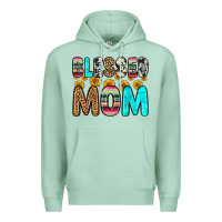 Seafoam blessed mom Premium Hoodie - Zillion Design Studio