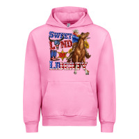 Fuchsia Pink western sweet land of liberty 4th july billie wilder Urban Hoodie - texasbilliewilder
