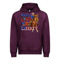 Mauve Wine western sweet land of liberty 4th july billie wilder Urban Hoodie - texasbilliewilder