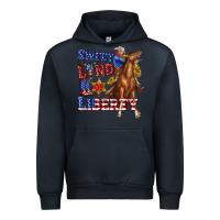 Navy western sweet land of liberty 4th july billie wilder Urban Hoodie - texasbilliewilder