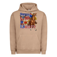 Pigment Burro western sweet land of liberty 4th july billie wilder Urban Hoodie - texasbilliewilder