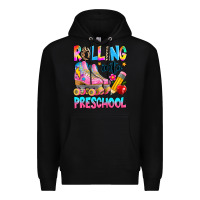 Black rolling into preschool grade Premium Hoodie - texasbilliewilder