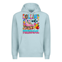 Blue Mist rolling into preschool grade Premium Hoodie - texasbilliewilder