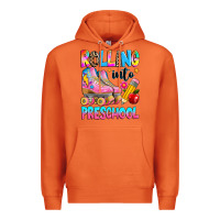 Carrot rolling into preschool grade Premium Hoodie - texasbilliewilder