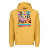 Mustard rolling into preschool grade Premium Hoodie - texasbilliewilder