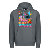 Rock rolling into preschool grade Premium Hoodie - texasbilliewilder