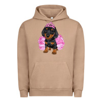 Pigment Burro balerina dachshund with tutu Urban Hoodie - RanaPortraitStore