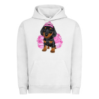 Pigment Lunar Rock balerina dachshund with tutu Urban Hoodie - RanaPortraitStore