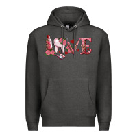 Charcoal Heather valentines day dental love Premium Hoodie - RanaPortraitStore
