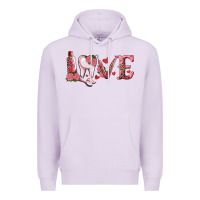 Lilac valentines day dental love Premium Hoodie - RanaPortraitStore