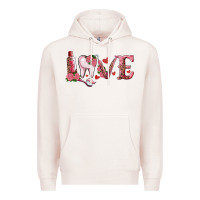 Pale Pink valentines day dental love Premium Hoodie - RanaPortraitStore