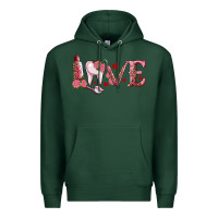 Sports Green valentines day dental love Premium Hoodie - RanaPortraitStore