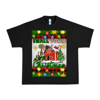 Black Small Town Christmas Urban Heavy Tee - Artiststas