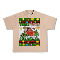 Burro Small Town Christmas Urban Heavy Tee - Artiststas