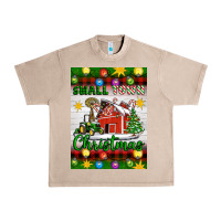 French Oak Small Town Christmas Urban Heavy Tee - Artiststas