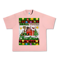 Salmon Small Town Christmas Urban Heavy Tee - Artiststas