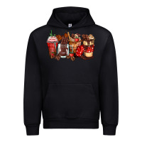 Black hot chocolate coffee cups Urban Hoodie - Zillion Design Studio