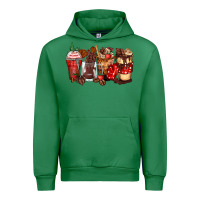 Emerald hot chocolate coffee cups Urban Hoodie - Zillion Design Studio