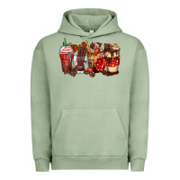 Pigment Oil Green hot chocolate coffee cups Urban Hoodie - Zillion Design Studio