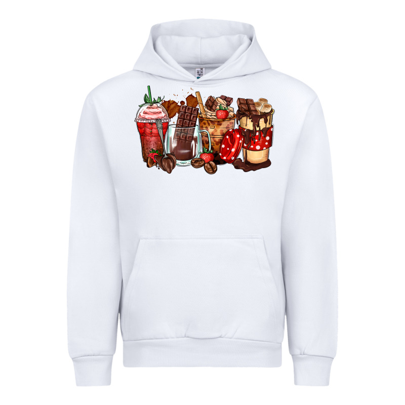 Hot Chocolate Coffee Cups Urban Hoodie by Zillion Design Studio | Teevron